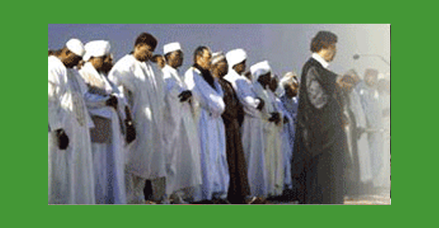 In the Historic City of Agadez, the Brother Leader of the Revolution Leads Heads of State and other Muslims in Prayer on the Anniversary of the Birth of the Seal of God's Prophets Muhammad (Peace and Prayers be upon him)